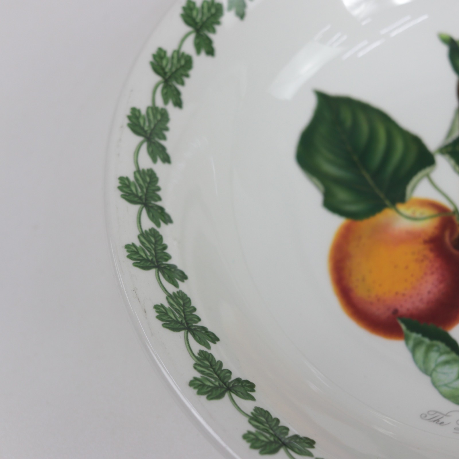 Pair of Portmeirion 8.5″ Pomona Roman Apricot Bowls by Susan Williams-Ellis