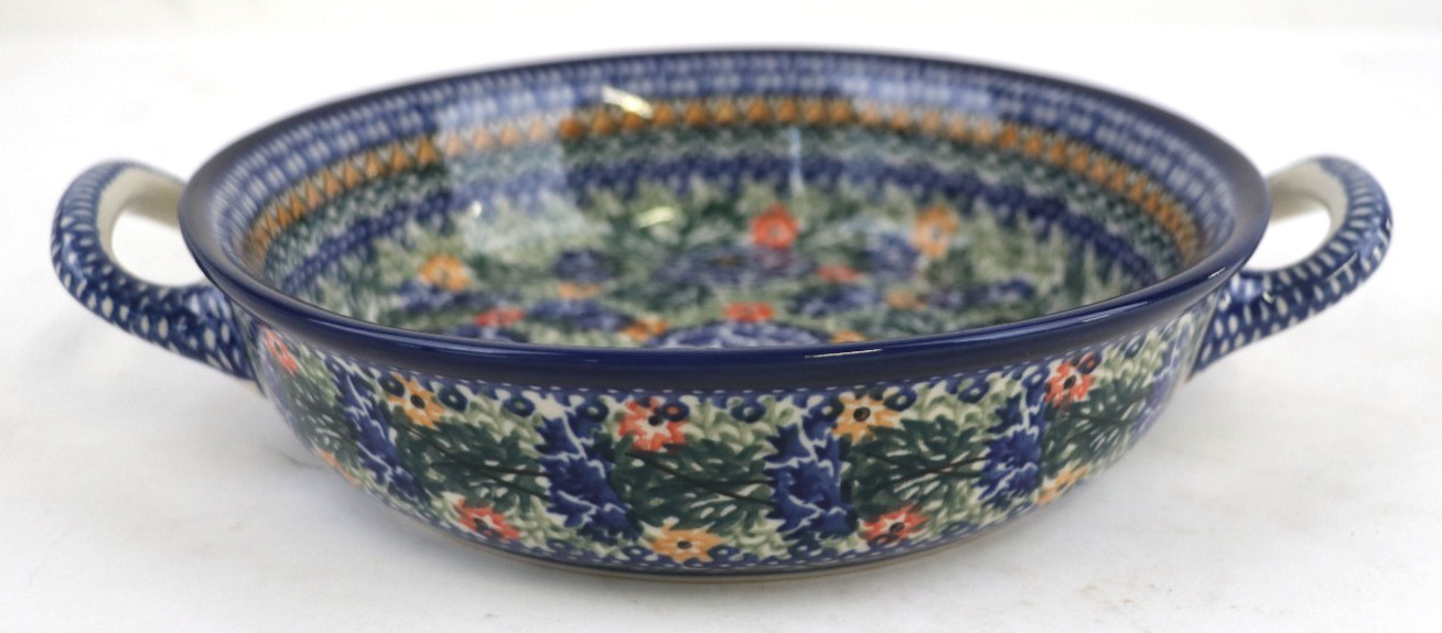 Polish Pottery UNIKAT 1757 Teresa 2007 Ultimate 8×2 Floral Handmade