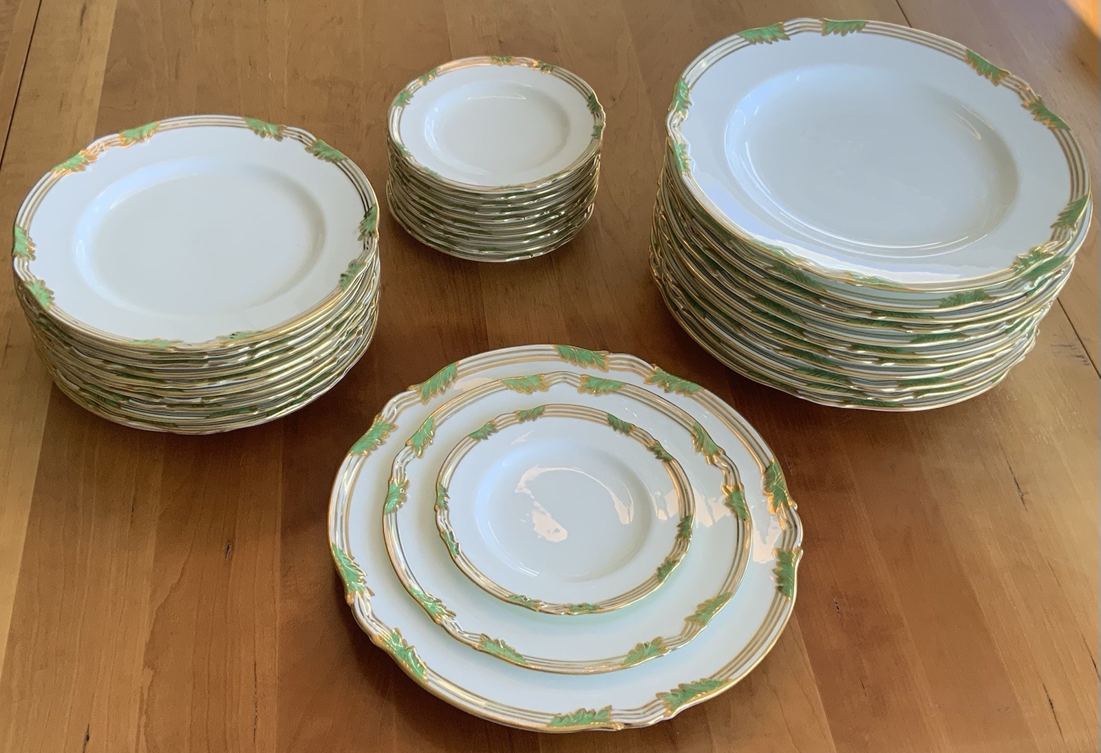 Large Lot Coalport Pattern 6486 ( Set Of 12 Dinner Plates & More) 35 PCs