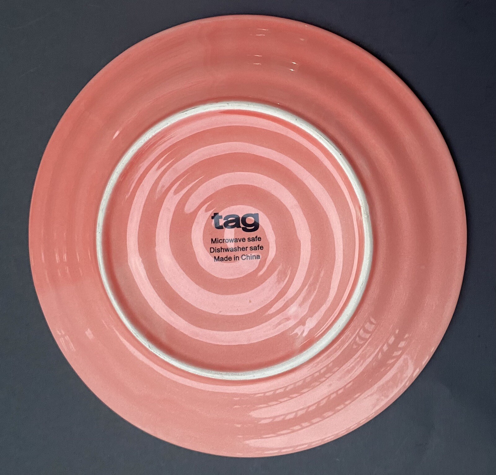 4 Pink Easter Bunny Rabbit Dinner Plates Set ~8.75″ D Tag Brand Tablescapes