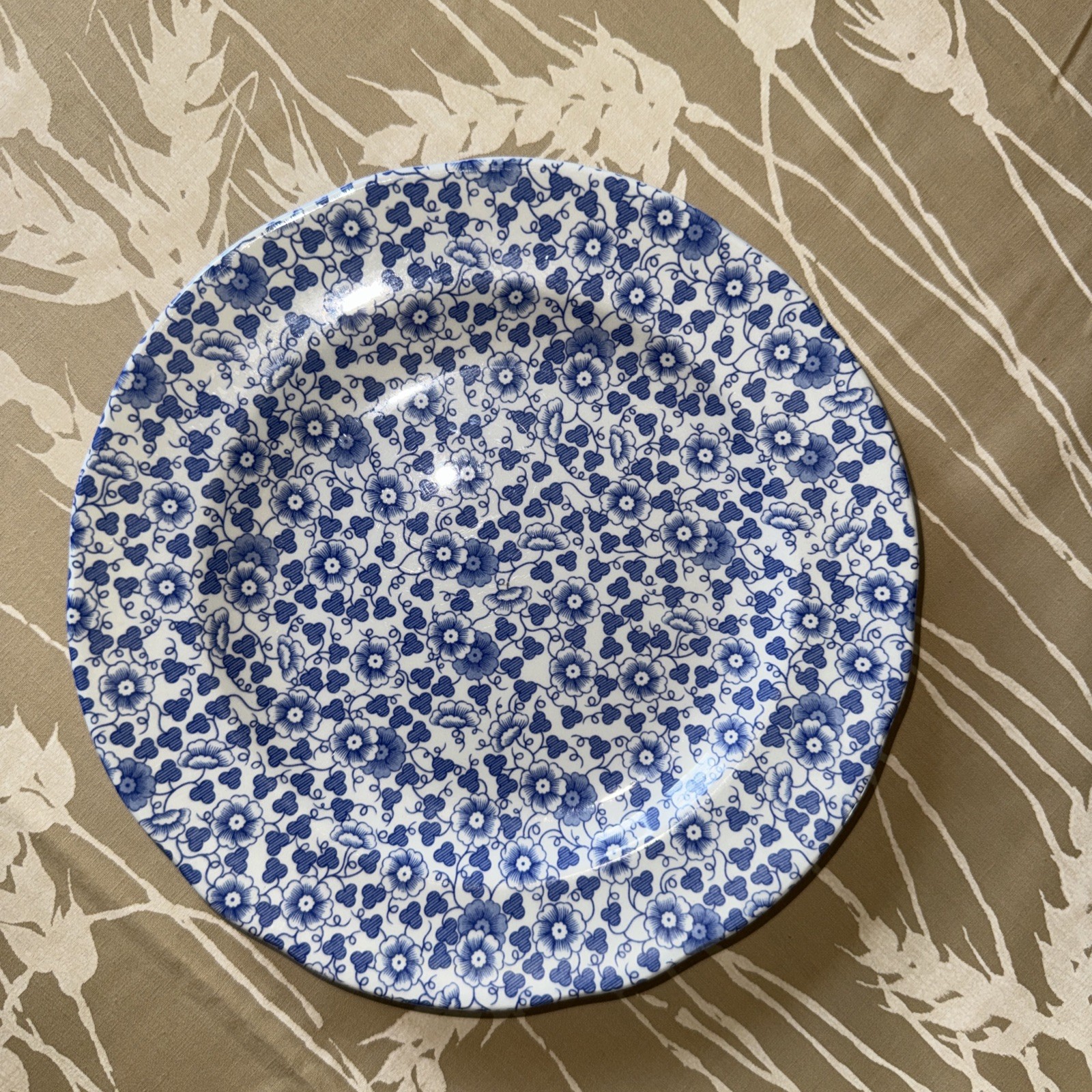 Spode Penny Lane Daisy White 7.5 Inches Salad Plates Blue Floral Set of 4 Rare