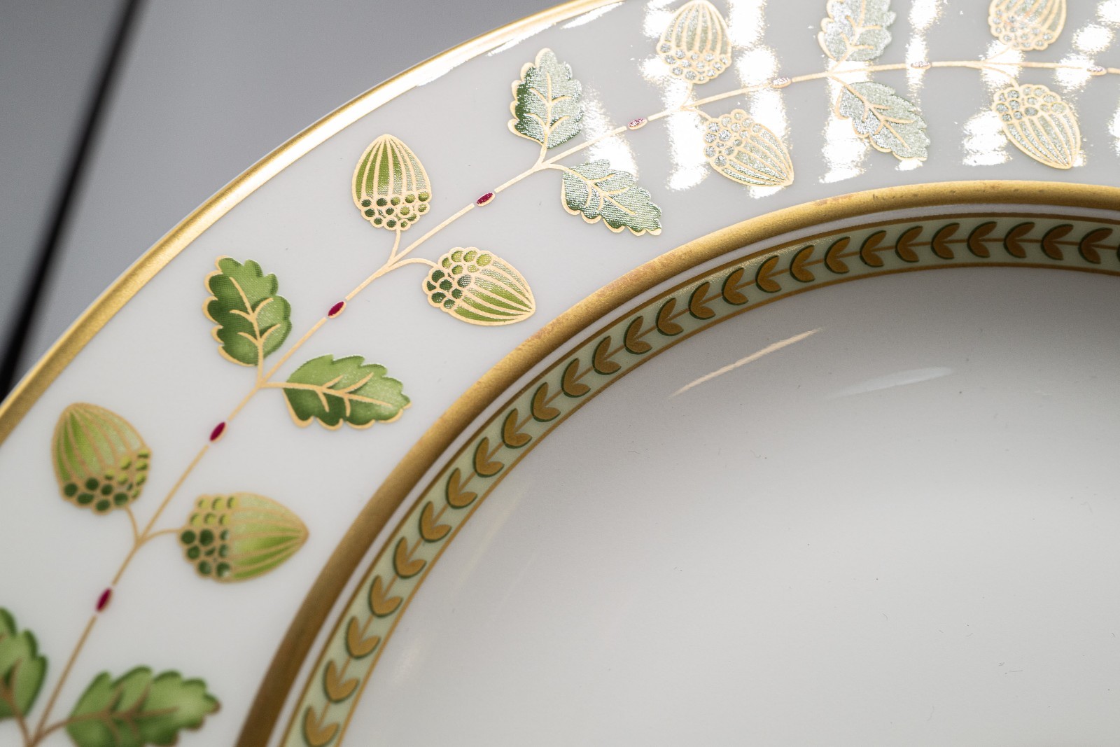 Bernardaud Limoges Constance Rimmed Soup Bowls 8 3/4″ Set of 10 – FREE USA SHIP