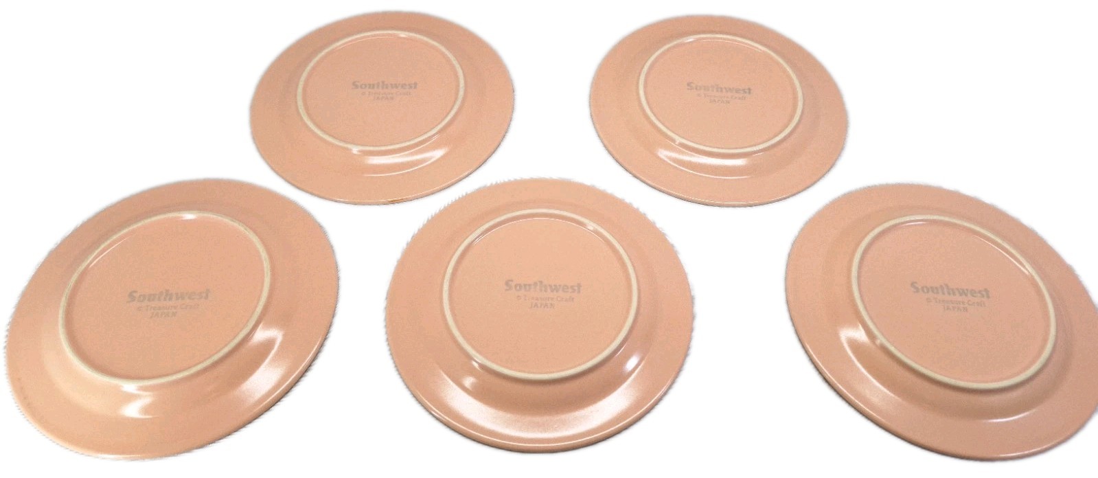 VTG TREASURE CRAFT SOUTHWEST 4Pc Dining Set Salad & Dinner Plate Bowl Mug *20Pcs