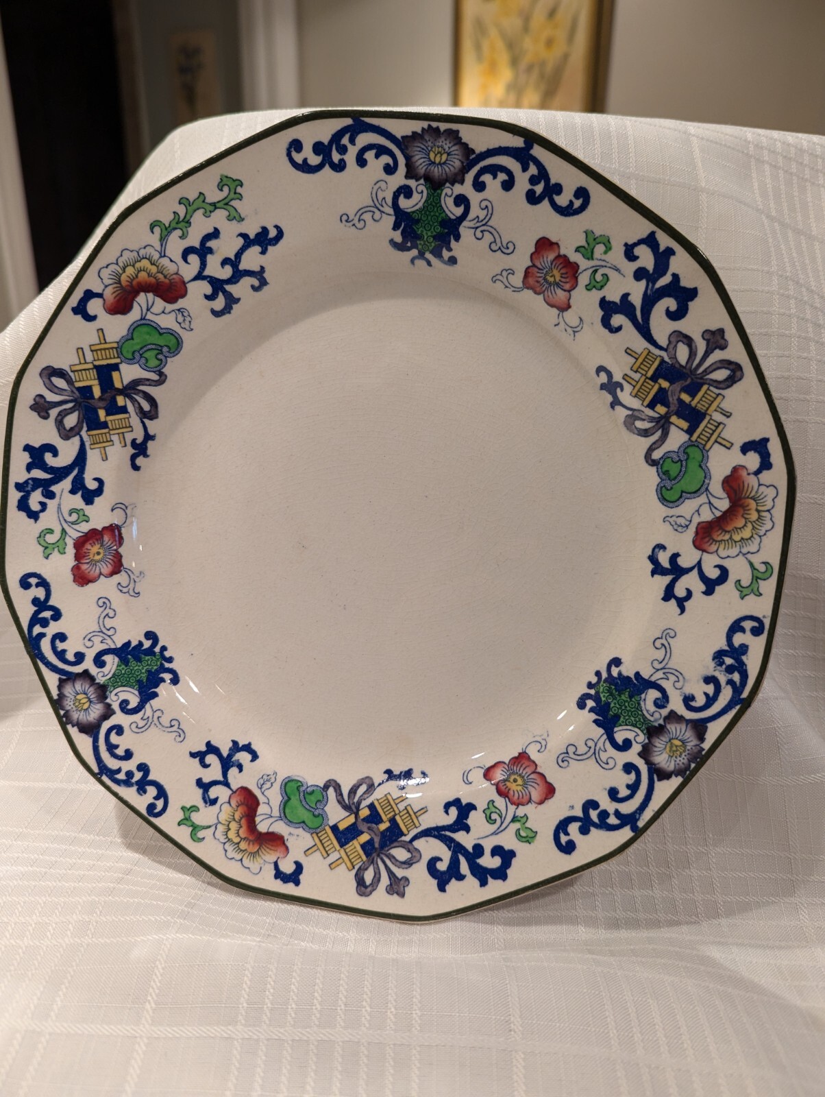 NANKIN Dinner Plate ROYAL DOULTON 9-3/4″ Discontinued 1902
