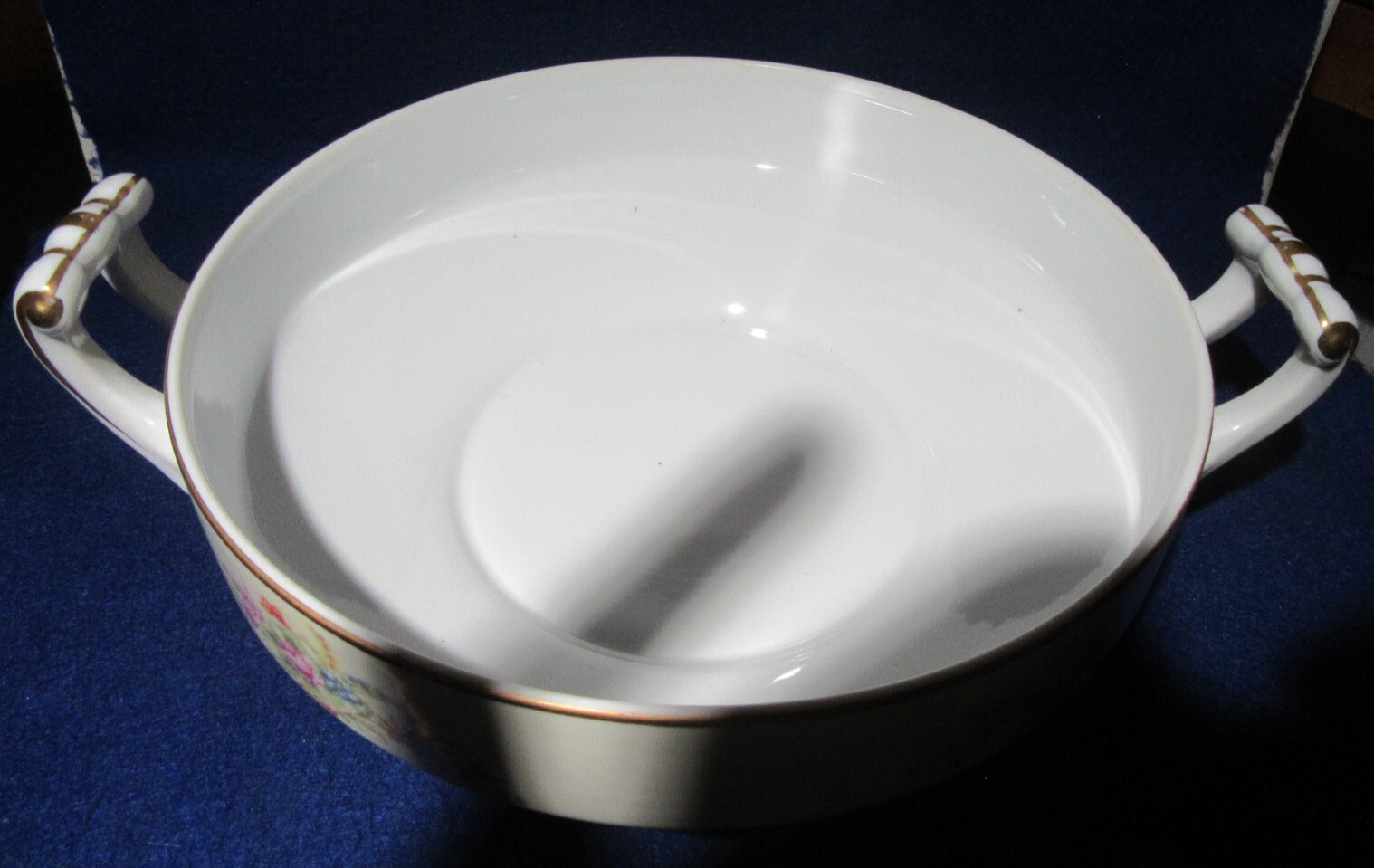 Vintage Rose China Made in Occupied Japan Covered Serving Bowl