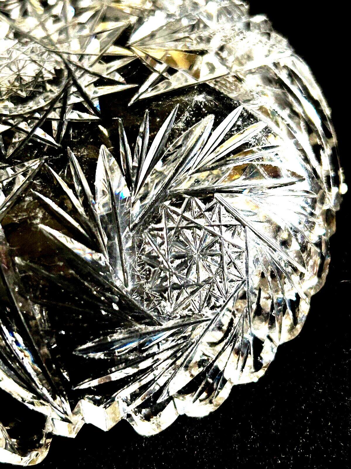 American Brilliant Period Cut Glass Bowl 5″ diameter (set of 6)