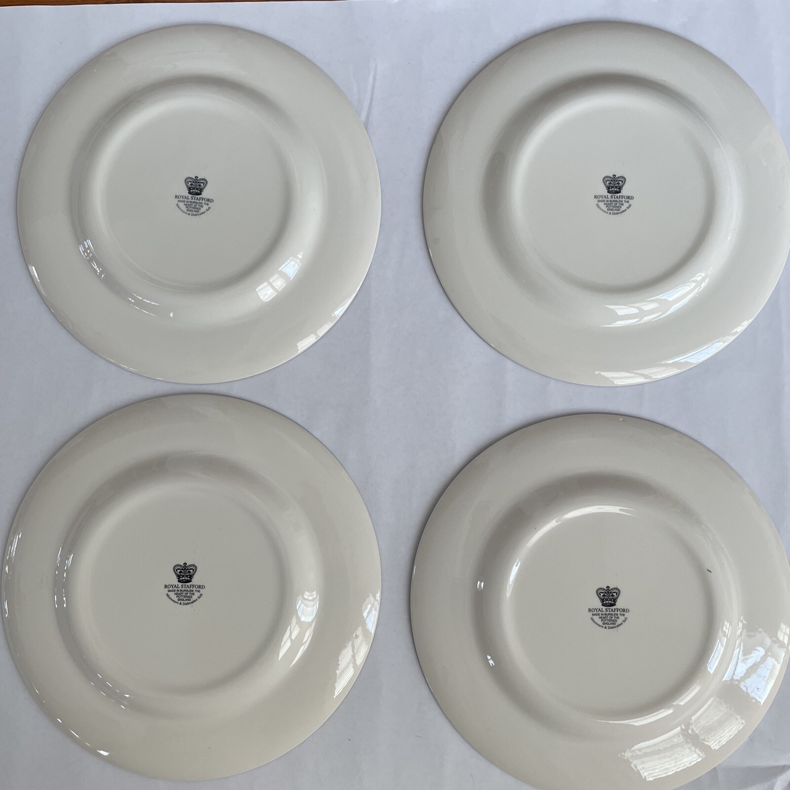 Royal Stafford Halloween Wicked Witches Coven Spell Cat Dinner Plates set 4 RARE