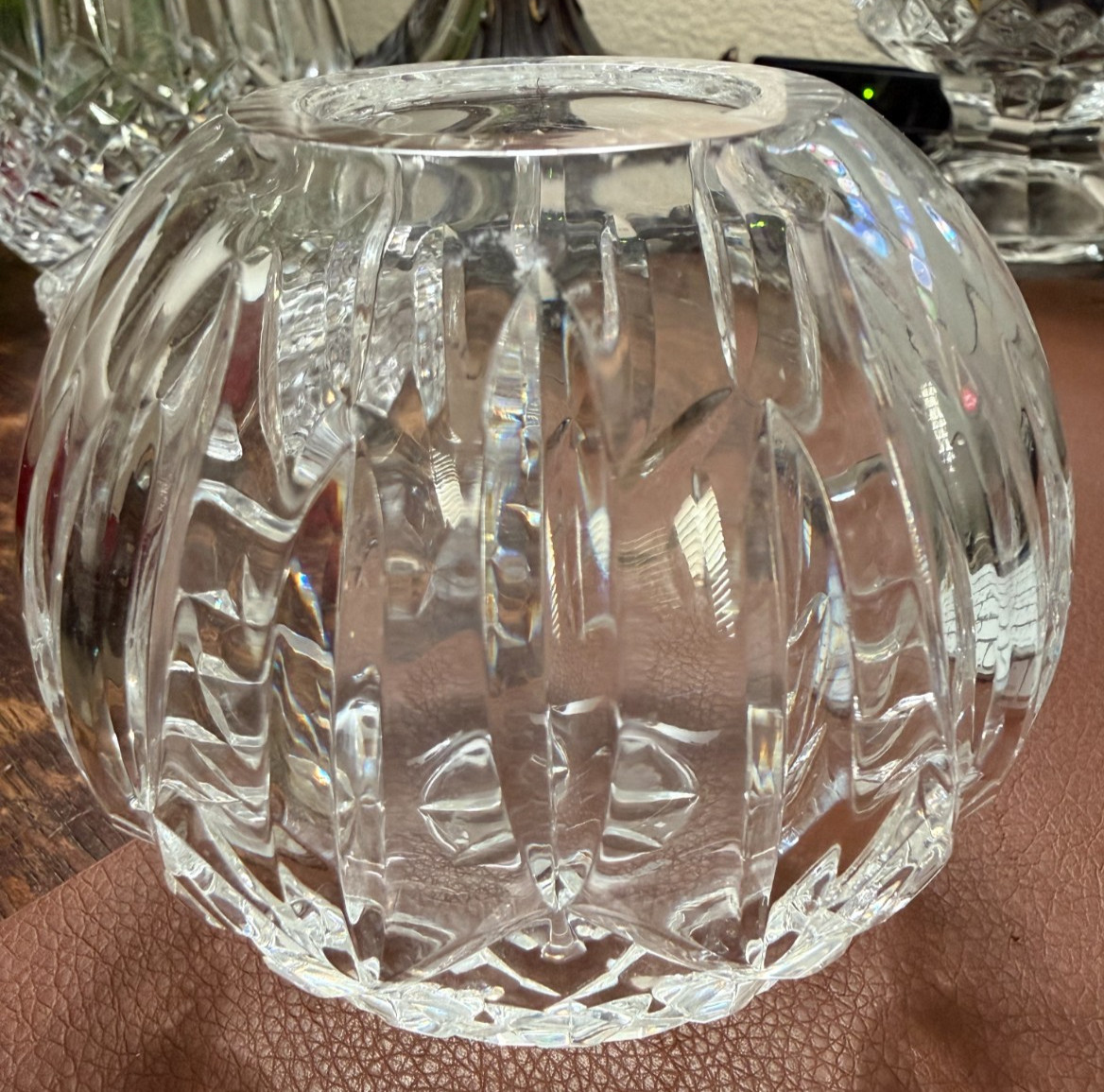 Waterford Lismore Rose Bowl 3.5″ Tall 4″ Wide MINT Condition