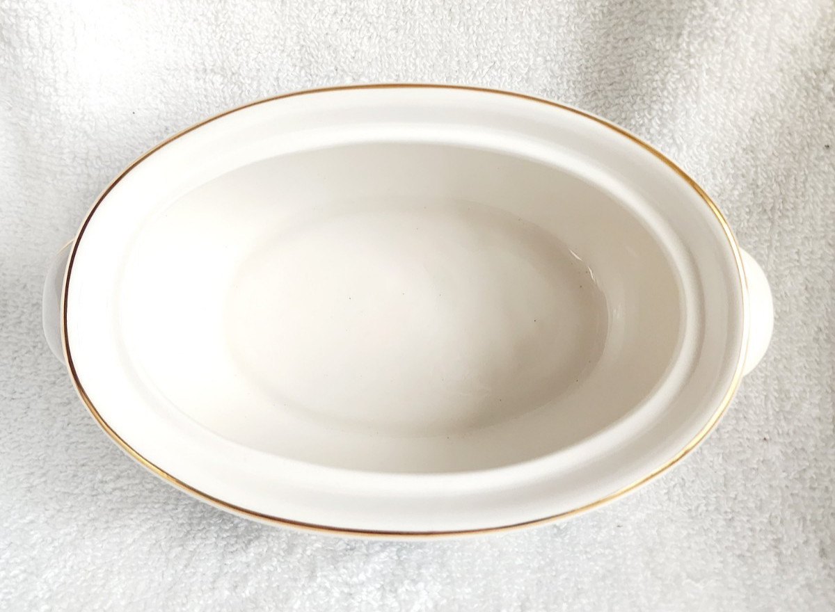 Mackenzie Childs White Rabbit Ceramic Lidded Dish Courtly Check NEW! *OPEN BOX*