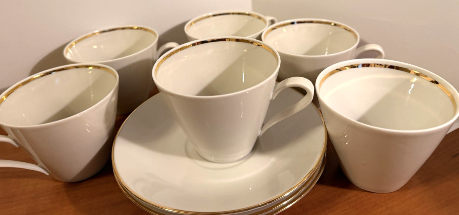 Winterling Kirchenlamitz Bavaria White Gold Coffee Server Set