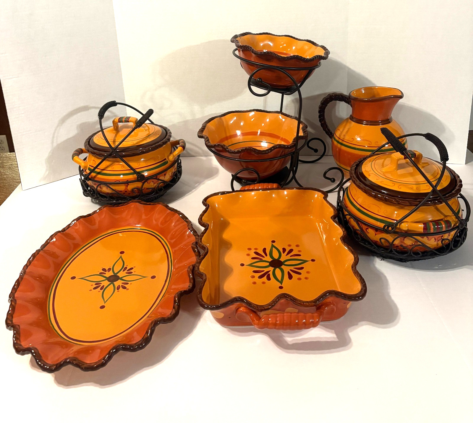 Celebrating Home Stoneware Tuscan Collection set