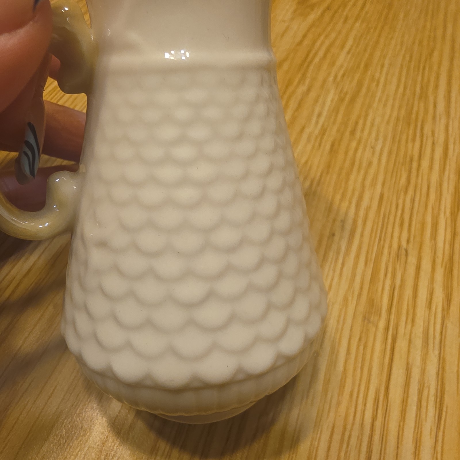 Vintage Belleek Ireland Porcelain Creamer