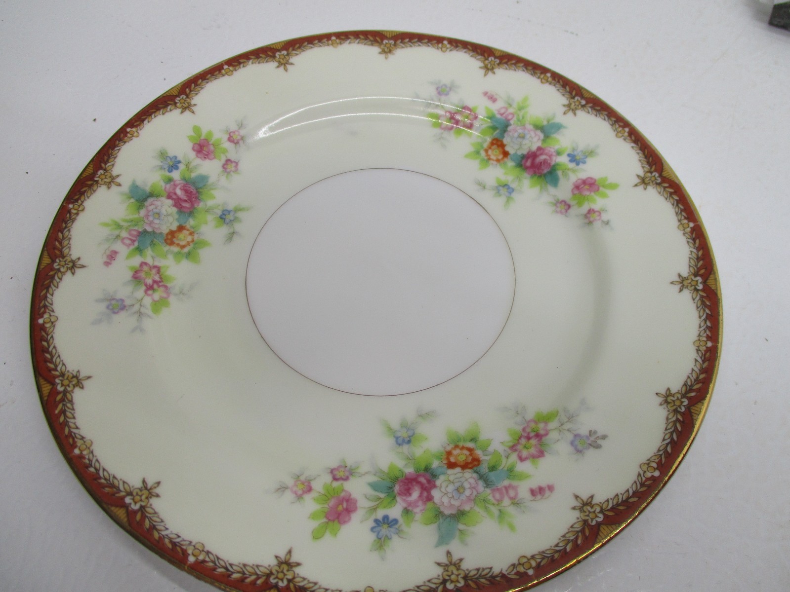 Vintage Mismatched China Dinner Plates & Bread Plates ~ 8pcs-Beautiful-Colorful