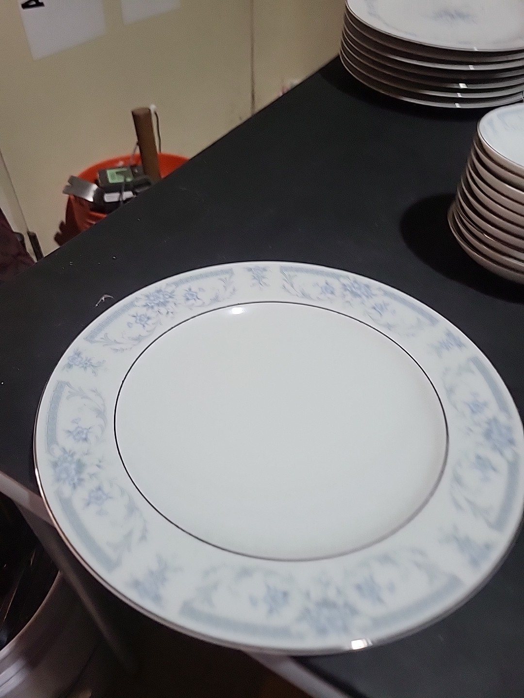 Sheffield Blue Whisper Fine Porcelain China Dinner Plate 1985 Japan Vintage
