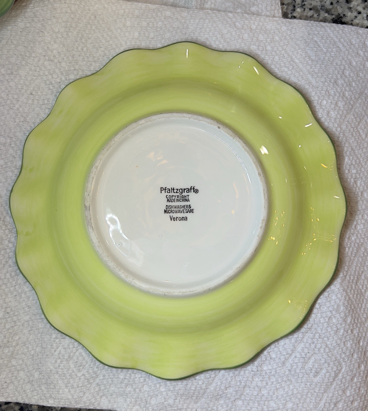 Pfaltzgraff Stoneware “VERONA” Set/2 Salad Plates Retired 2009 EXC