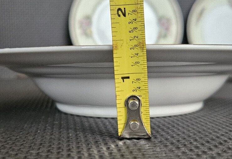 4 VTG Noritake Juanita Plate Bowl Set W/ RARE “Pre-Patent Soup Bowl (no flowers)