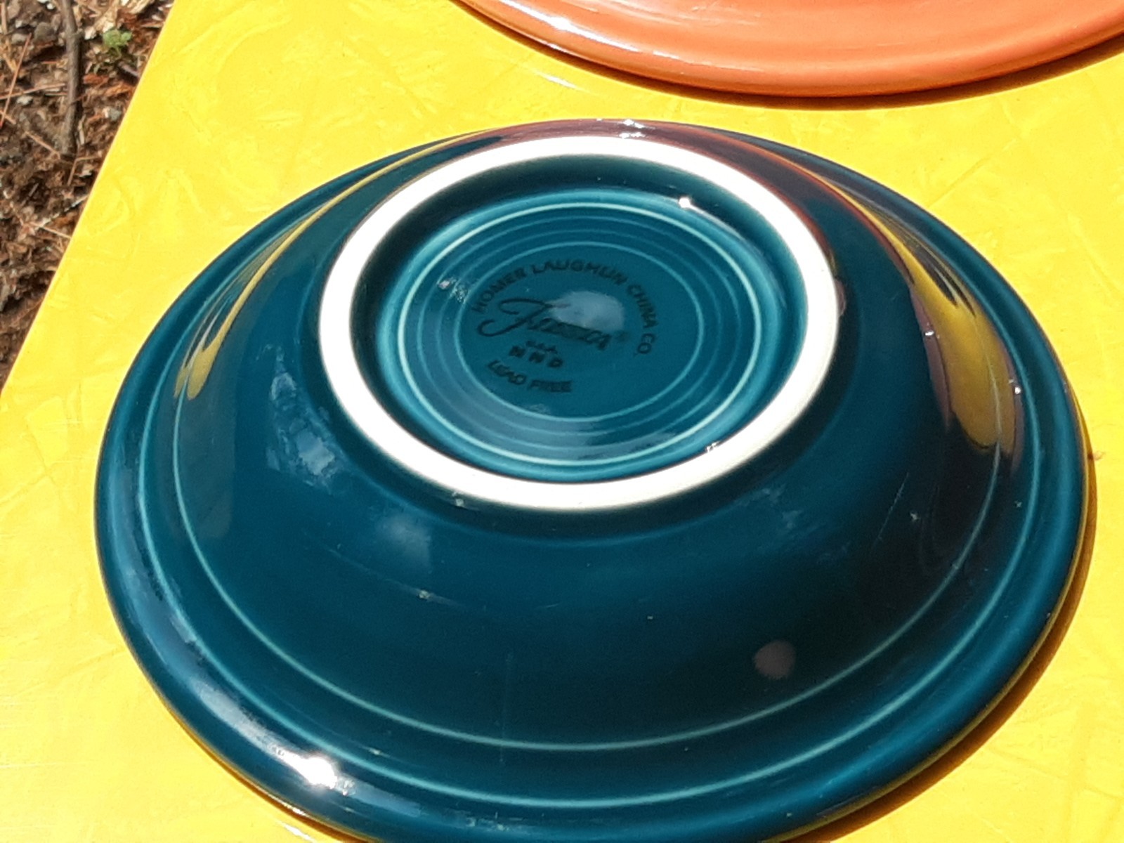 Fiesta Bowls 2 – 6 1/2″ 2- 5 1/4″ In Purple, Green,Orange And Light Pink
