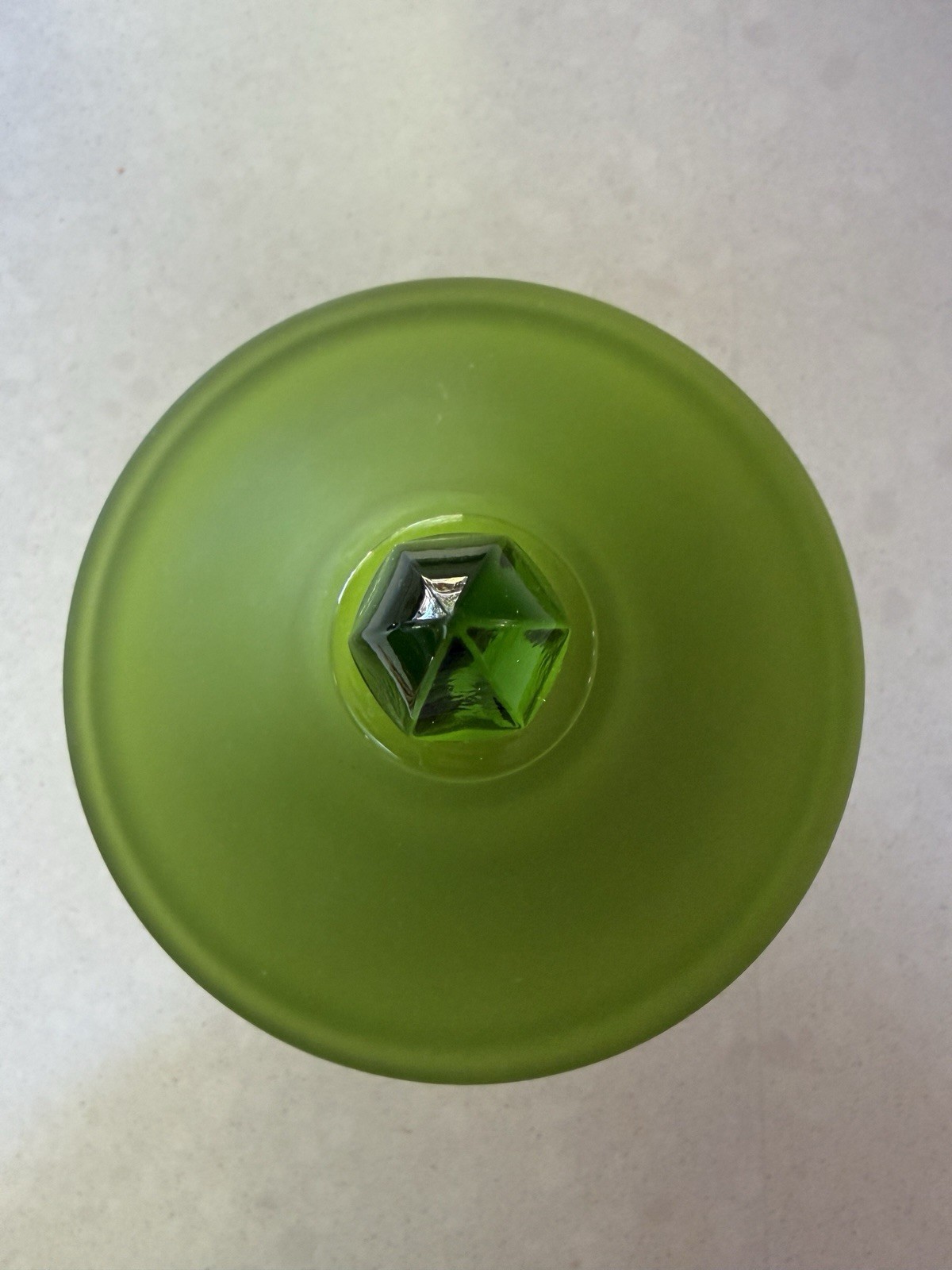 Westmoreland Olive Green Satin Glass Covered Candy Dish Pedestal Compote