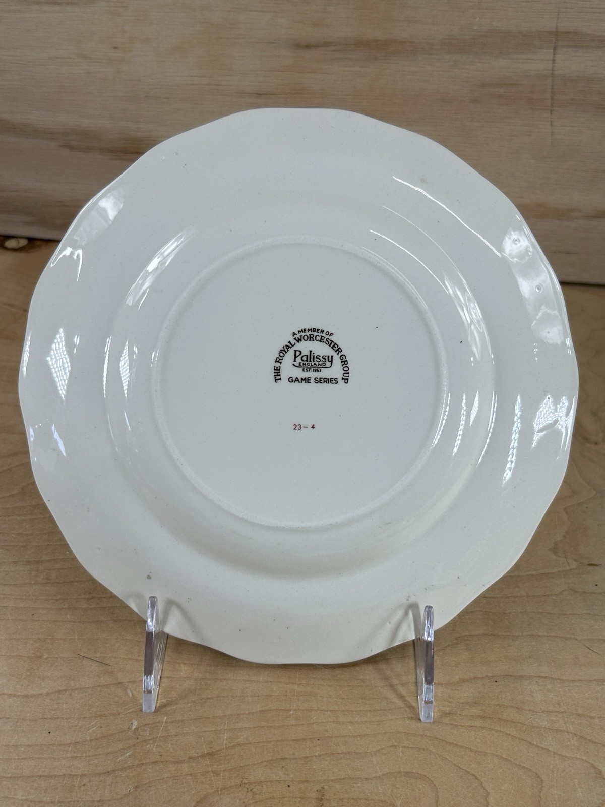 Royal Worcester Palissy England Game Series 7 7/8″ Plate Pheasants 23-4