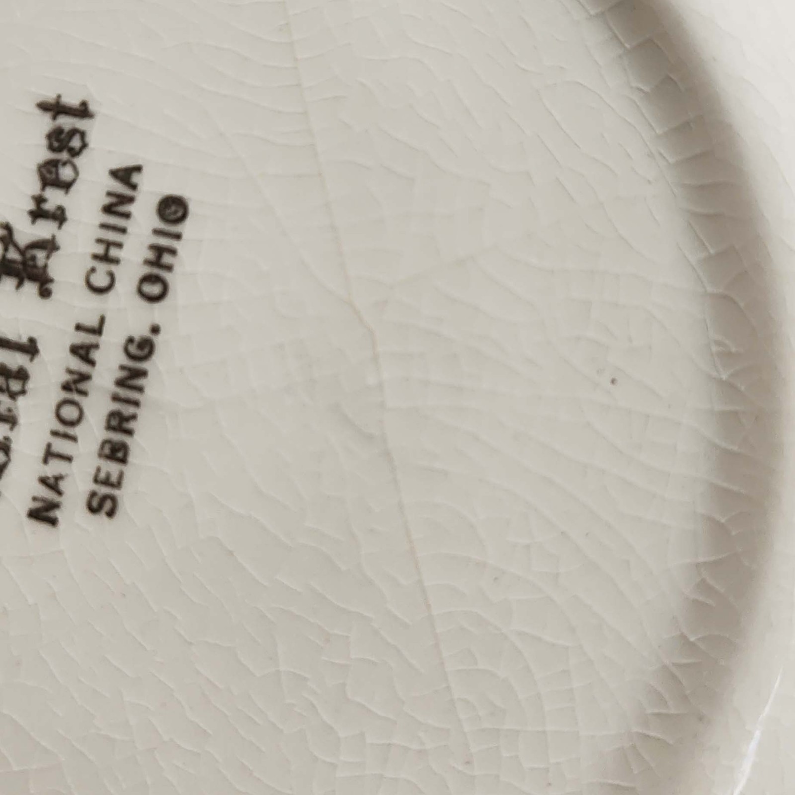 5 Mismatched China Salad Dessert Plates Granny Gallery Wall Display Crazed