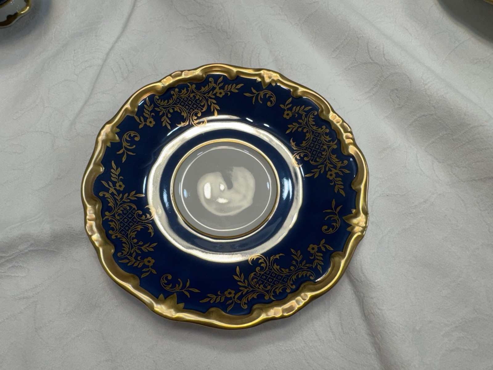 Weimar “Katharina” Trio Tea Set, Blue, Germany 1950-1959