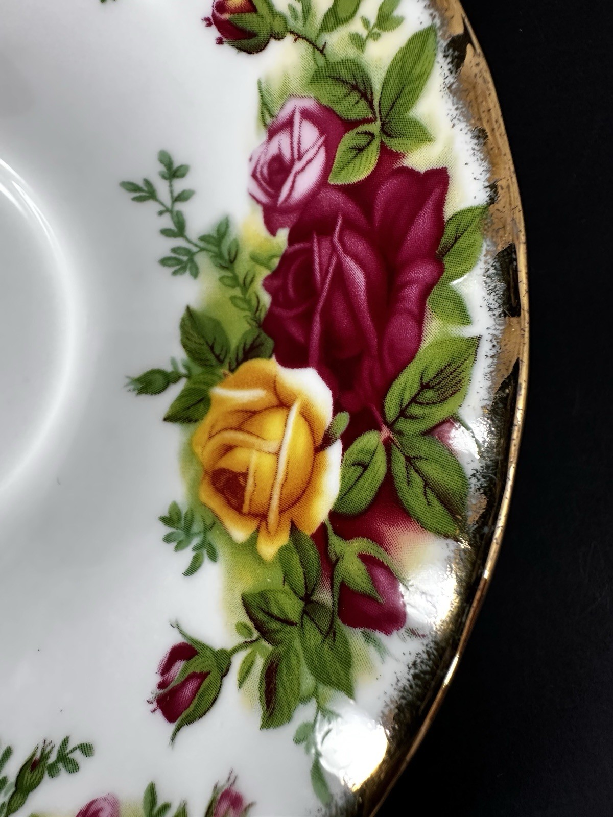 Royal Albert Old Country Rose Saucer Plate Replacement 5 in. England