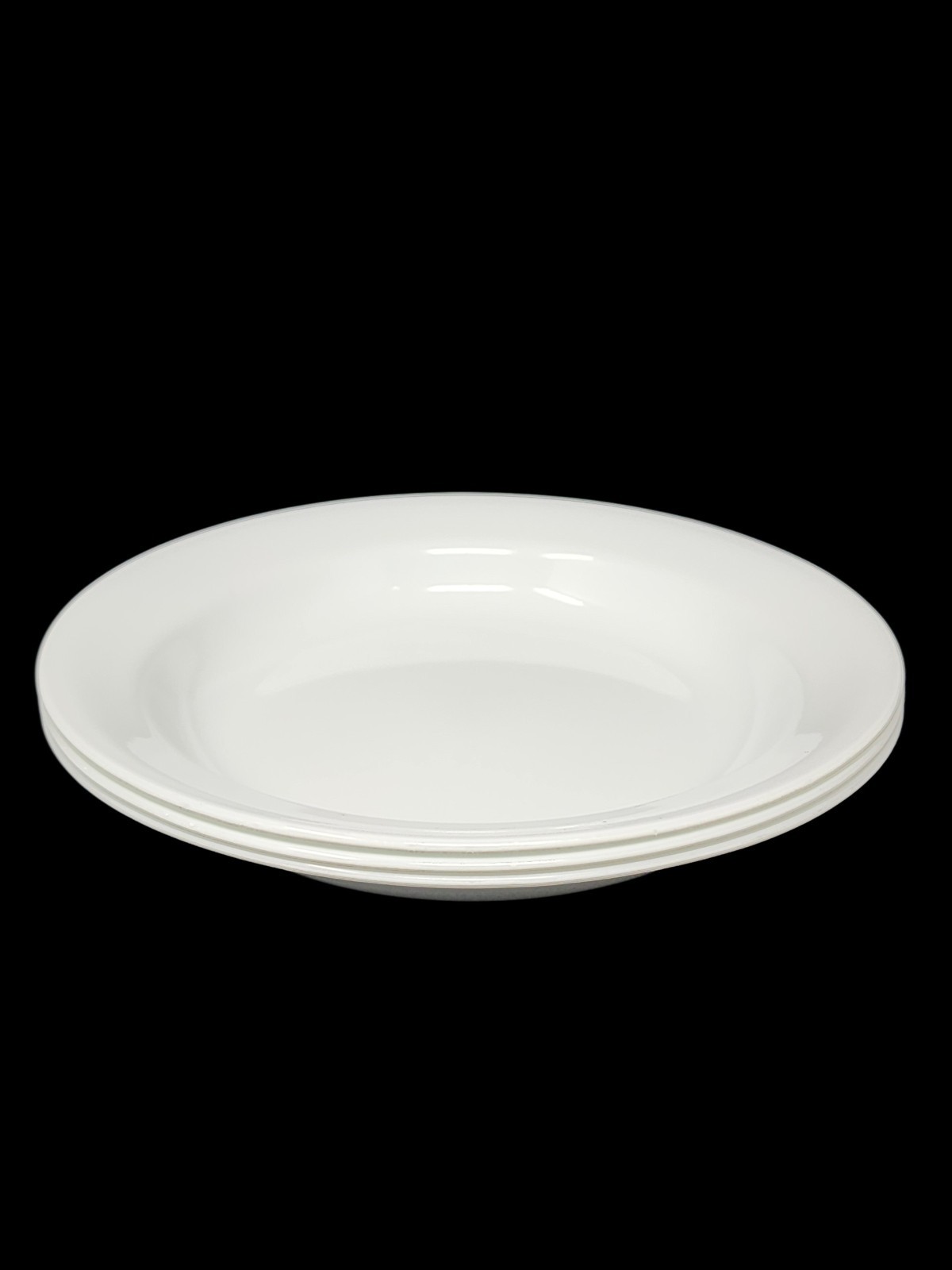 Set Of 3 Corelle Winter Frost White 15-oz Wide Rimmed Soup Cereal Bowl 8 1/2″