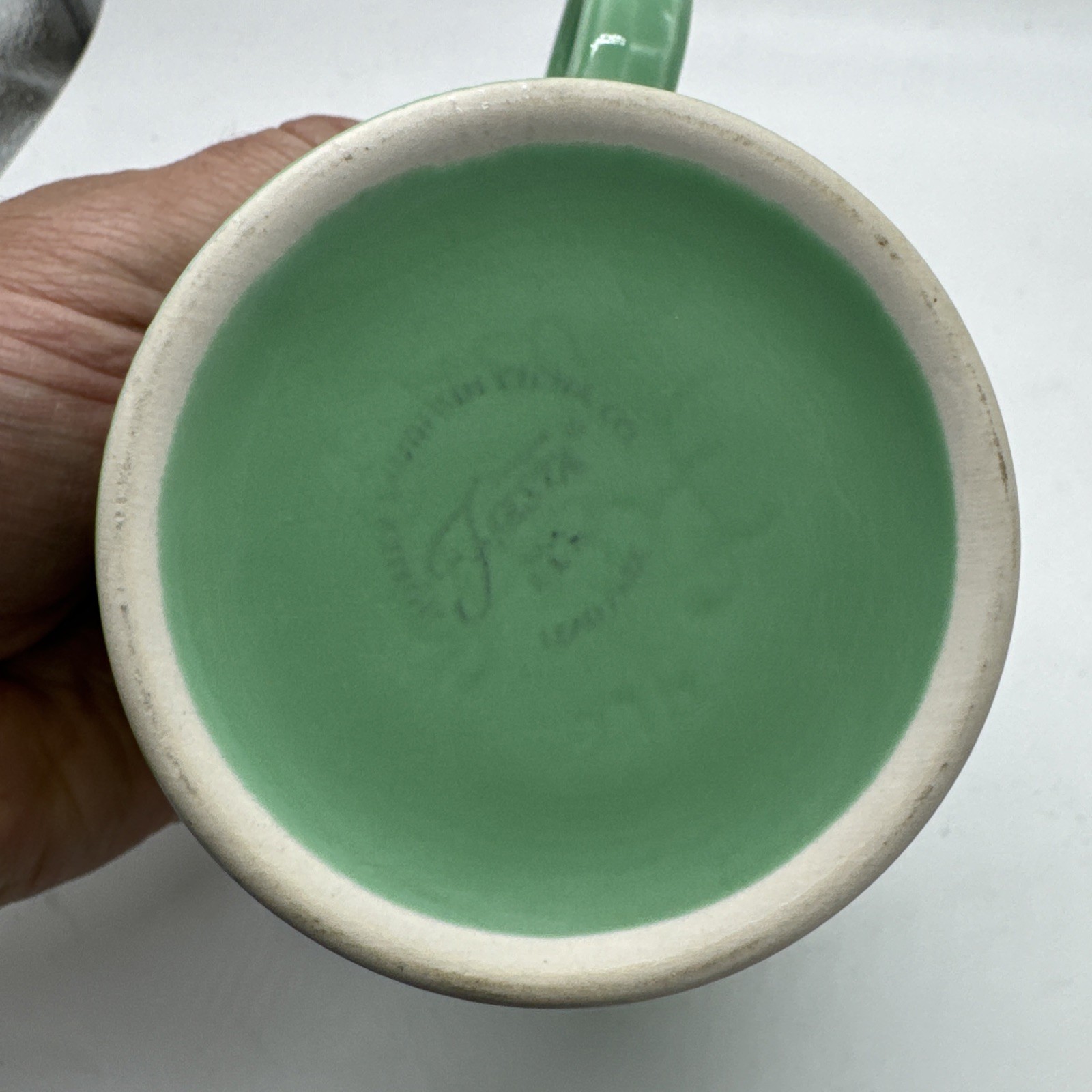 Fiesta Ring-Handled Fan/Horizon Mug SEAMIST #4