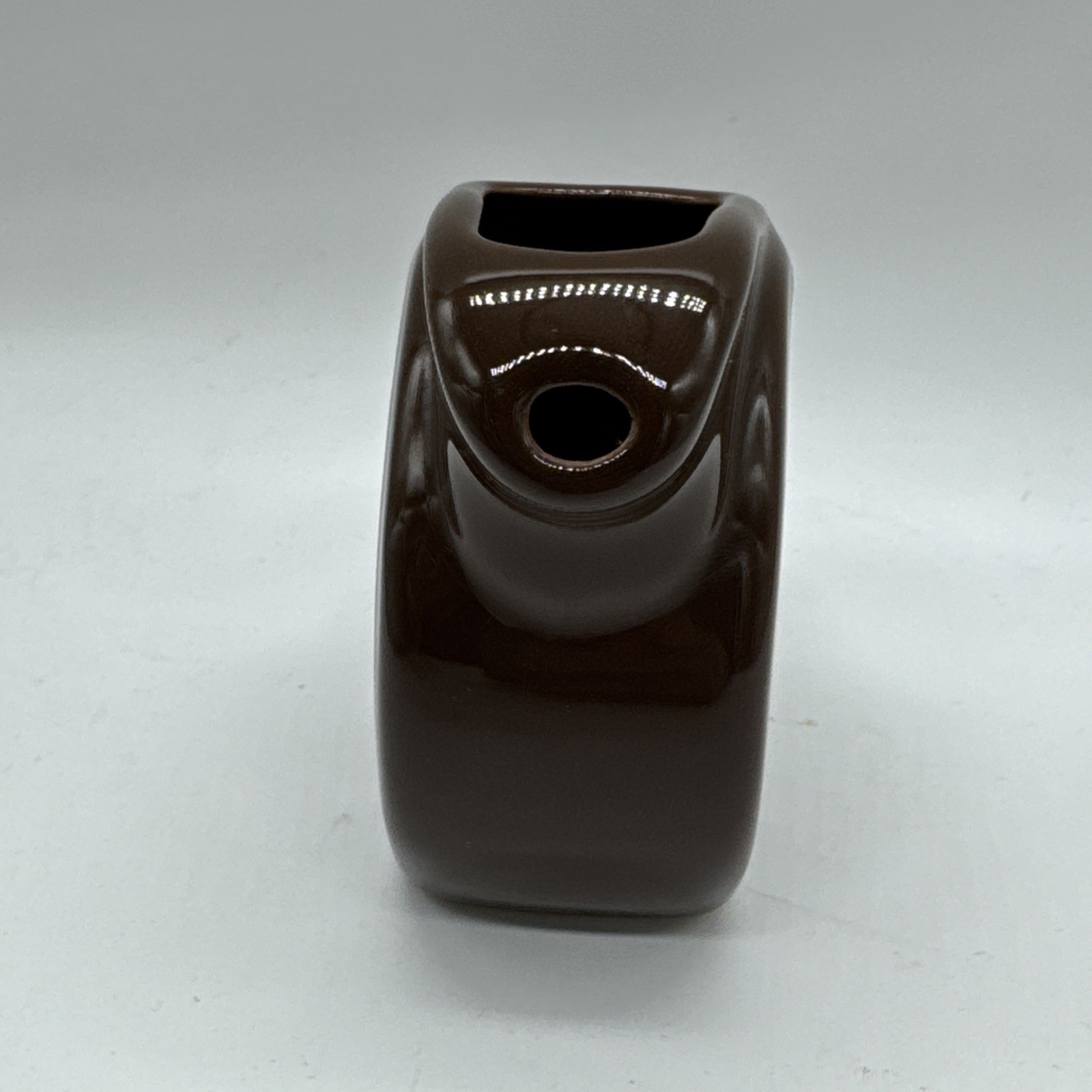 Fiesta Mini Disk Pitcher – Chocolate – Fiestaware Mini Disc Brown RARE HTF 5 oz