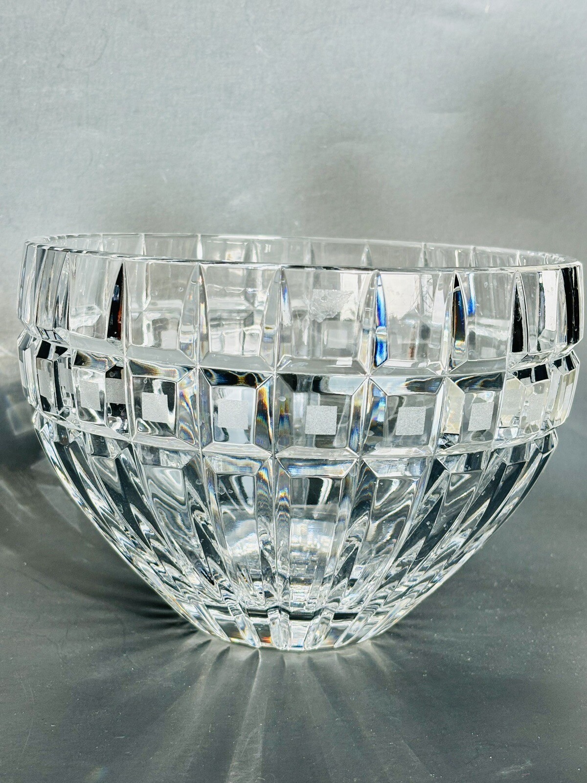 Waterford Marquis Glass Crystal QUADRATA Fruit Bowl 8″ Made In Poland