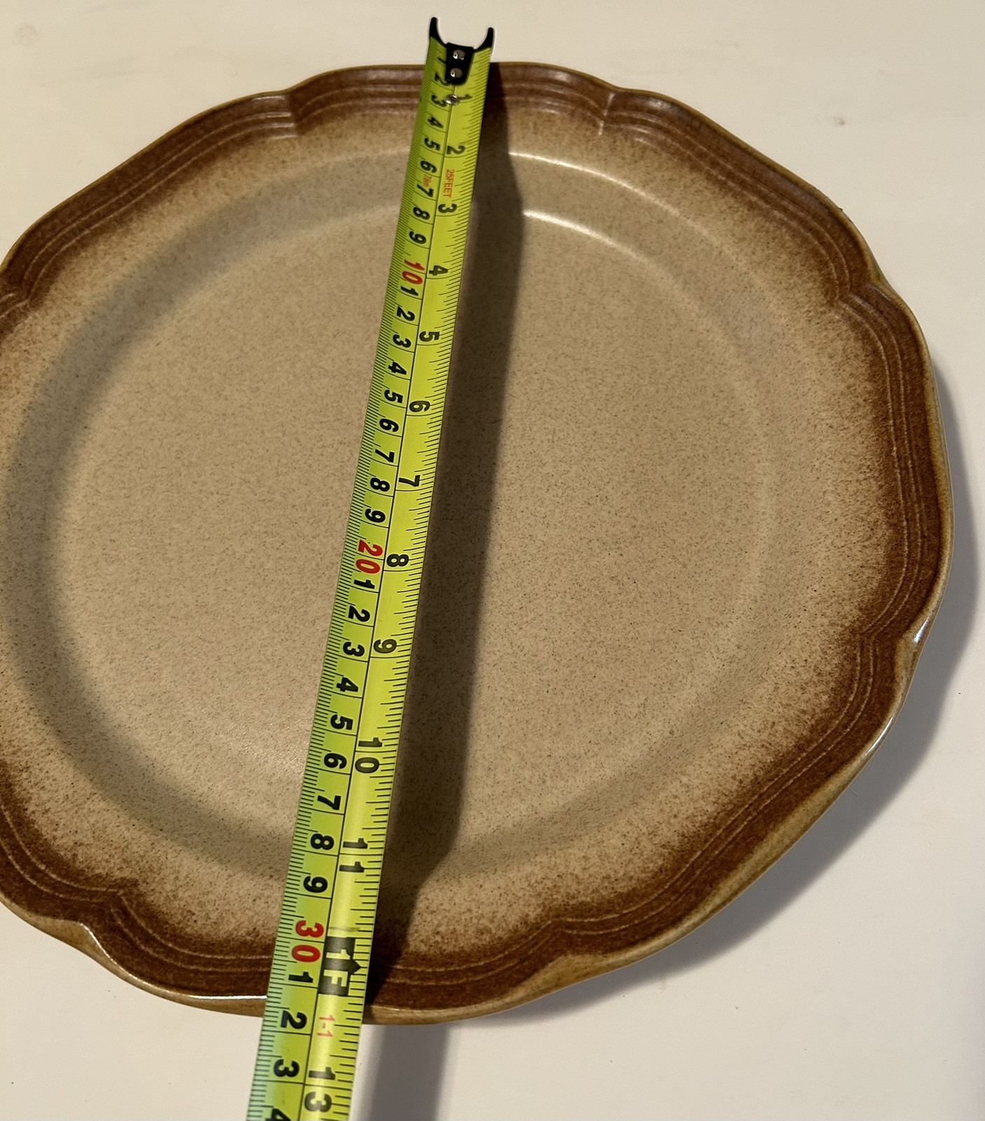 Mikasa Whole Wheat E8000 Serving Plate 12 1/2 Inches Wide