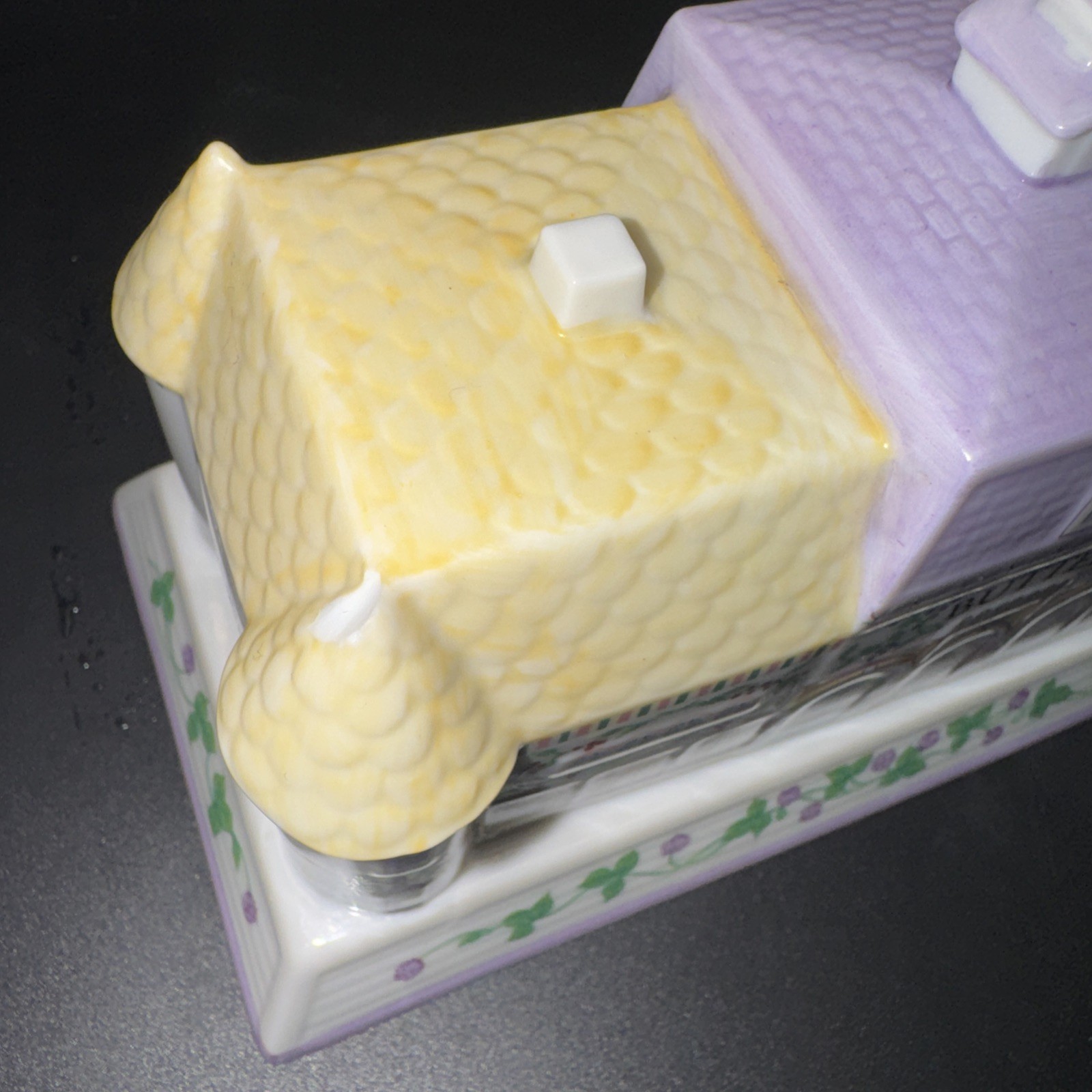 Lenox 1994 Spice Village Butter Dish Design Fine Porcelain *See Pics For Callout