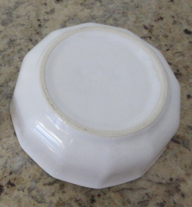 “HERITAGE” White Pfaltzgraff USA Fruit/Dessert/Sauce Bowl- 4 7/8” (2 Available)