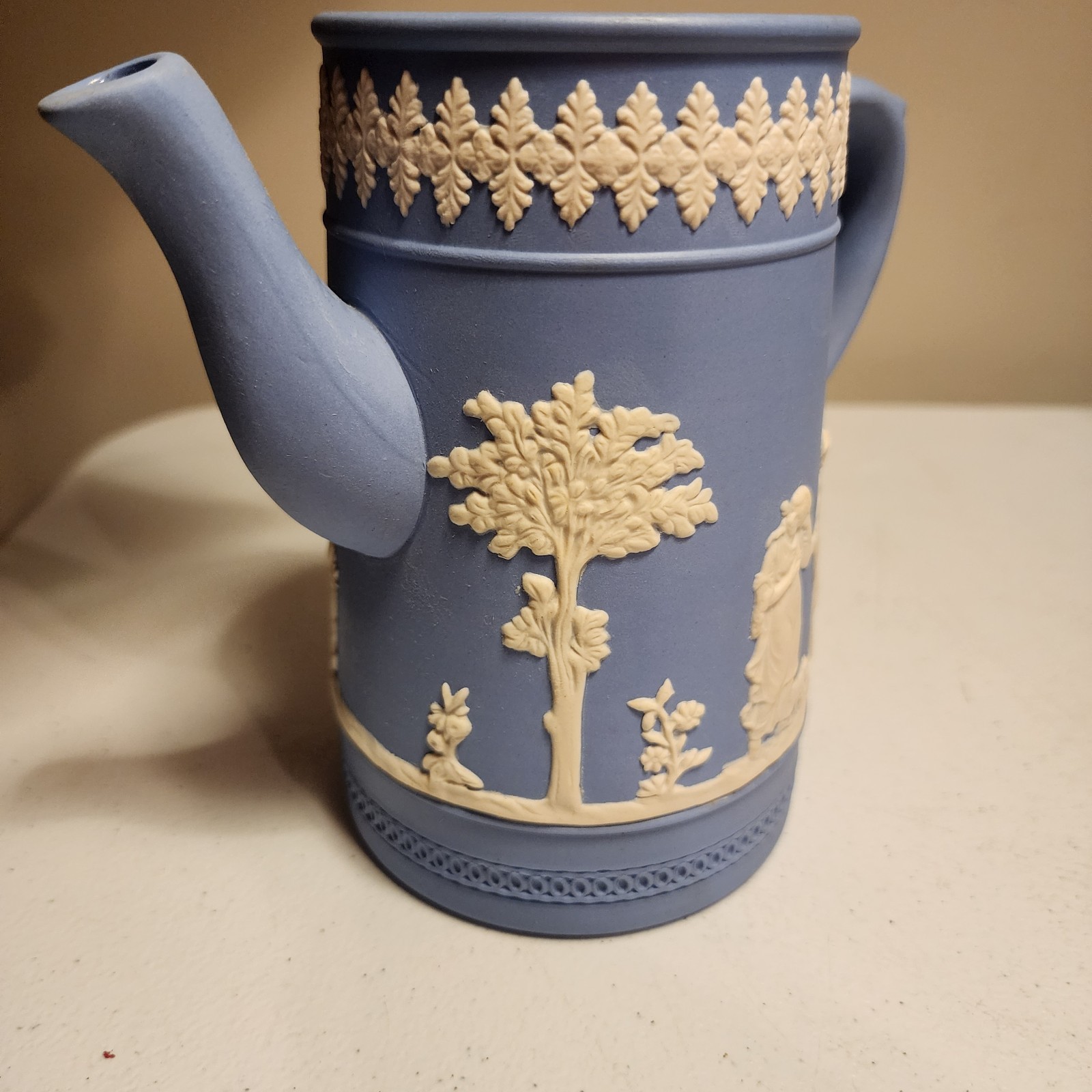 Vintage Dudson Hanley Blue Jasperware 19pc Coffee & Tea Service -…