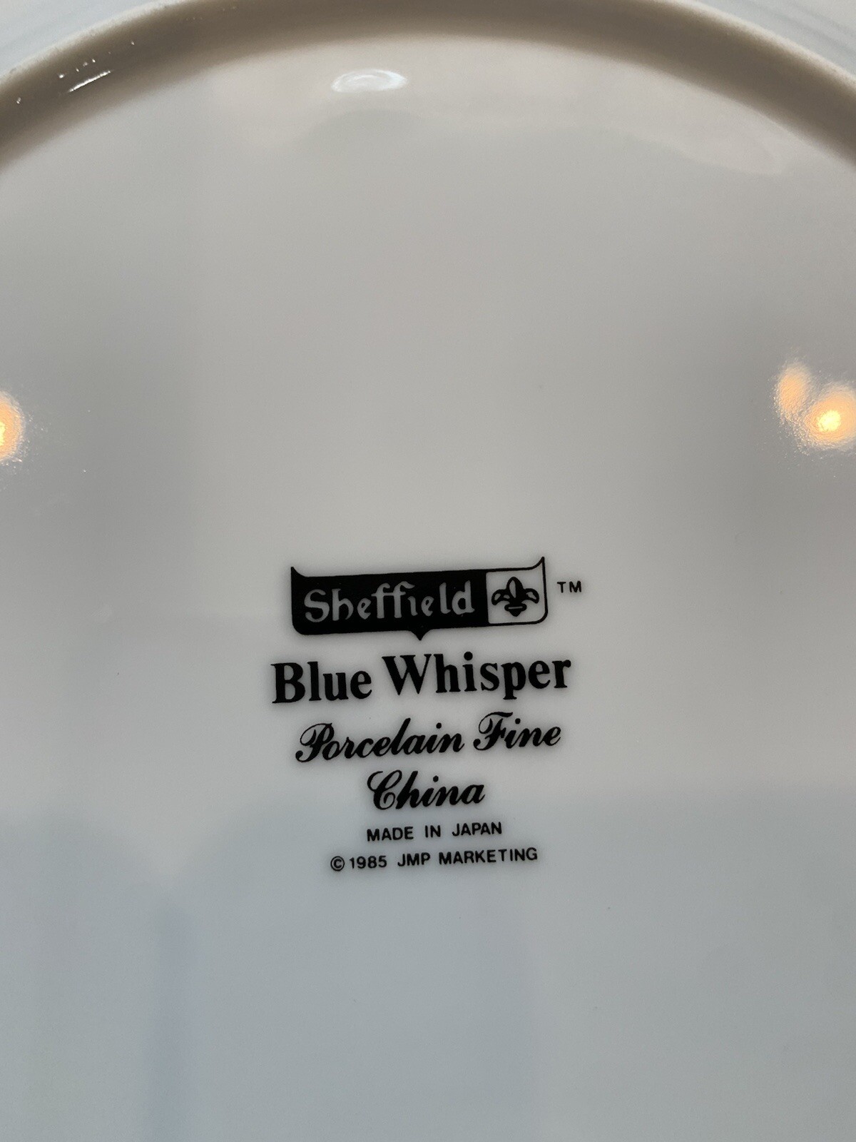 Vintage Sheffield Blue Whisper Porcelain Bone China 6 Tea Coffee Cups 1985 Japan