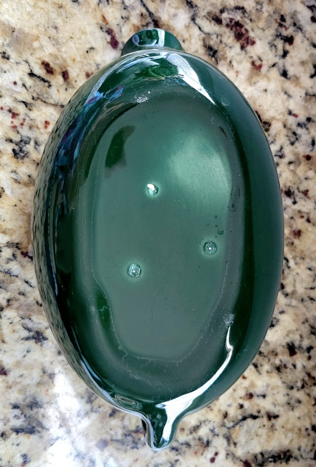 Hollydale Malibu Modern 16oz Gravy Boat Forest Green California 1940s-50s