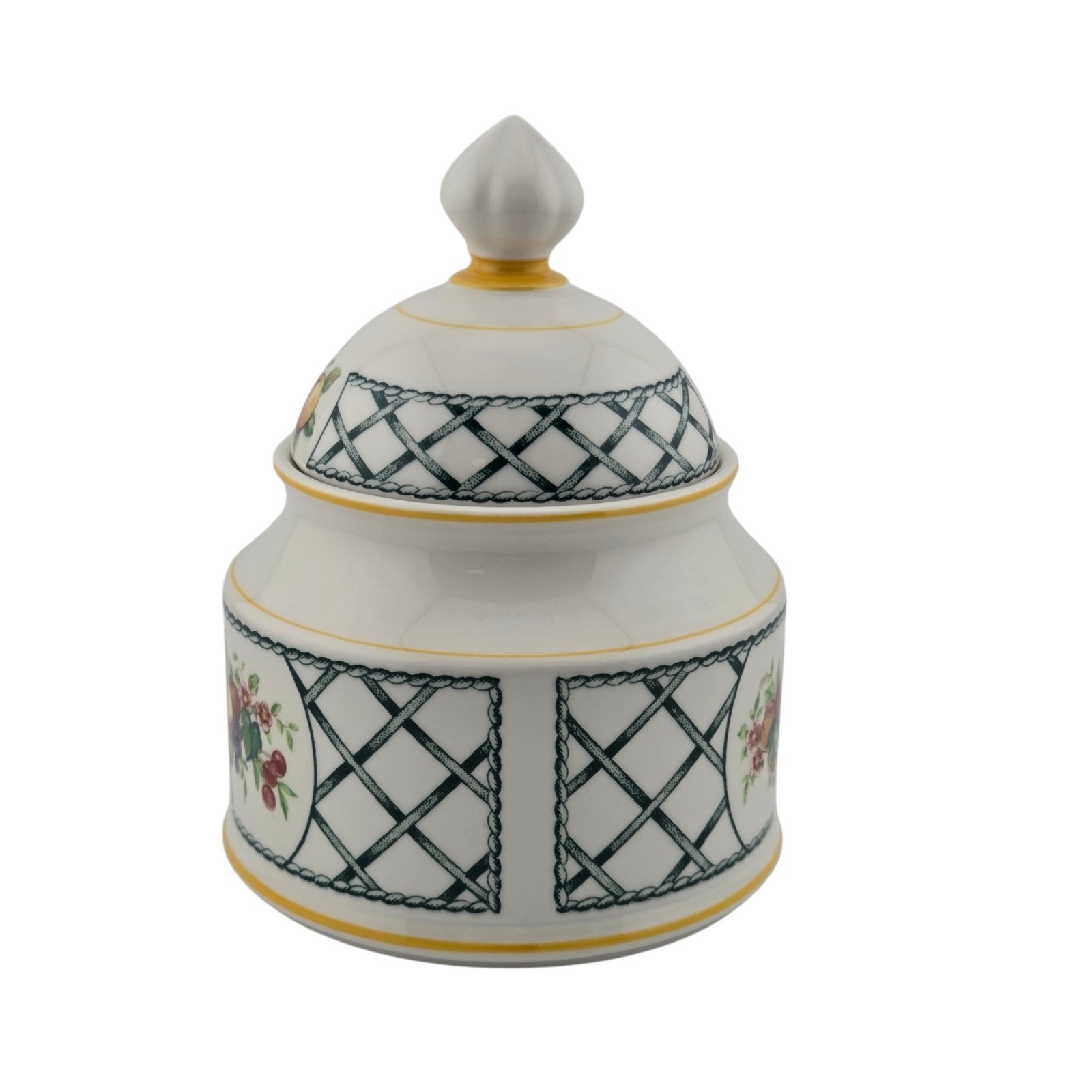 Villeroy & Boch Basket Creamer & Sugar Bowl w/ Lid Set Made in West Germany