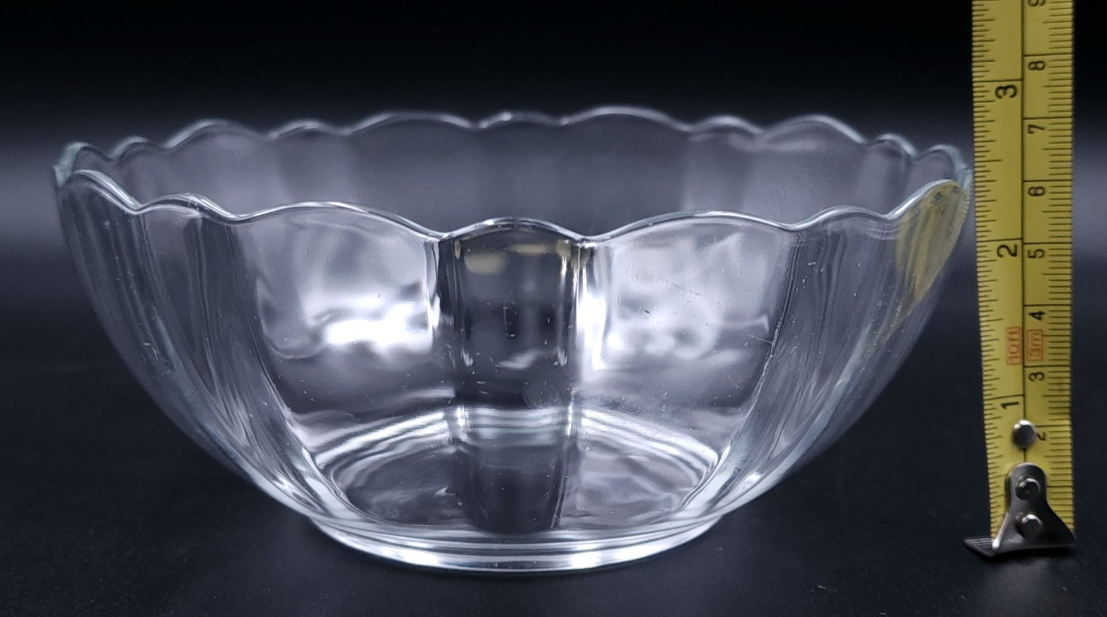 Arcoroc Arcade Bengale Nappy Tempered Glass Bowls Scalloped – Choose 4″ 5″ or 6″