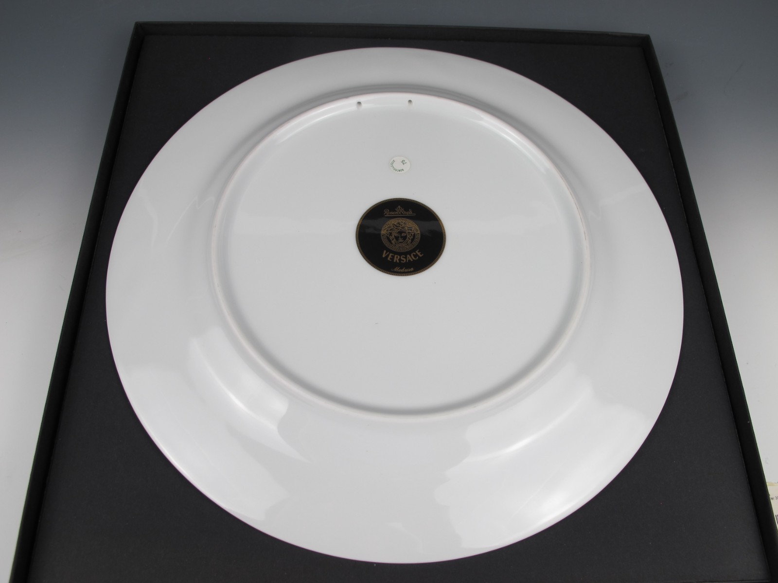 Versace Rosenthal Medusa Red Service Plate (Charger) 12″