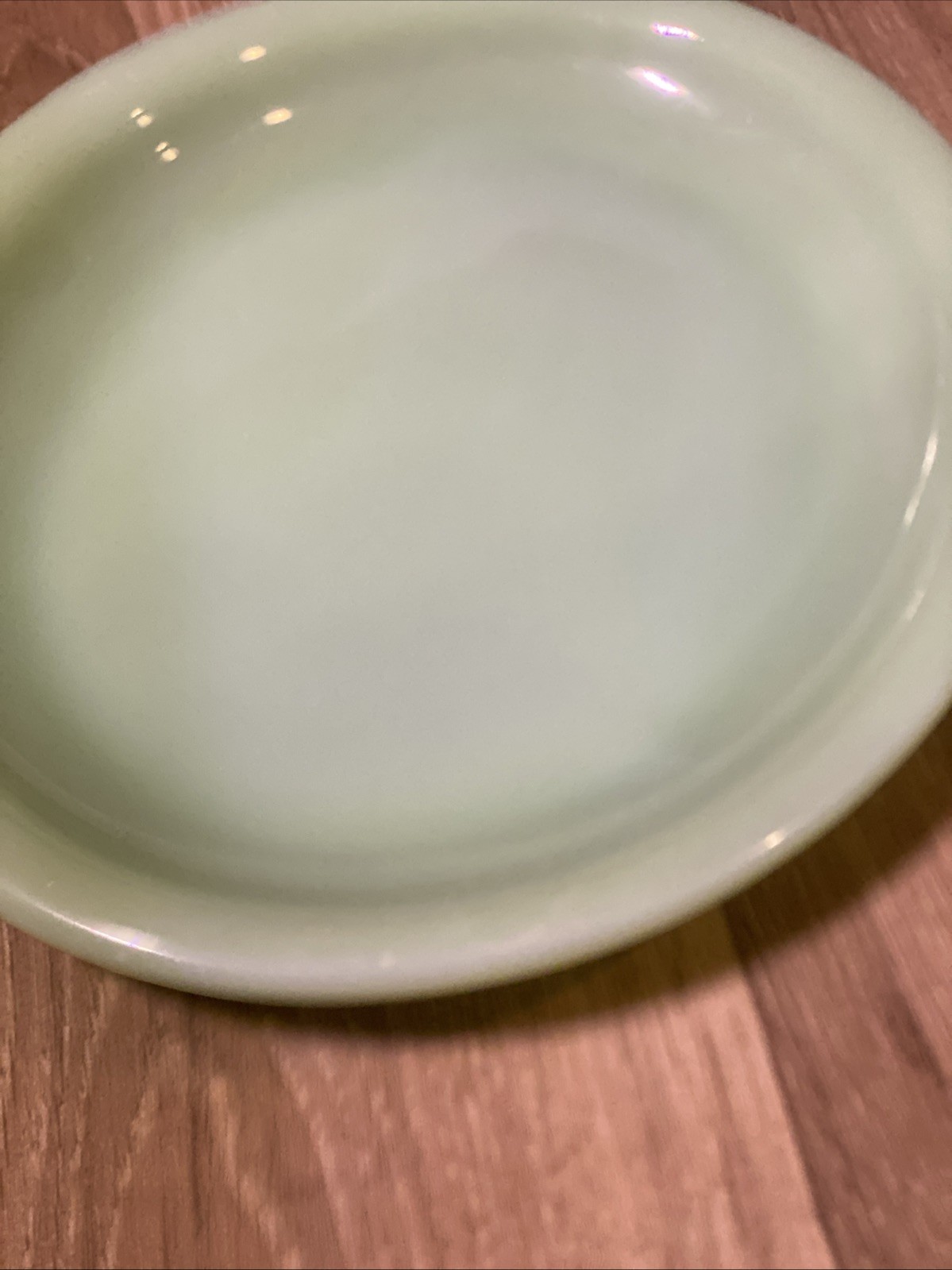 FIRE KING JADEITE Oval Football Platter 9.75 x 7.75 in. ANCHOR HOCKING Rare
