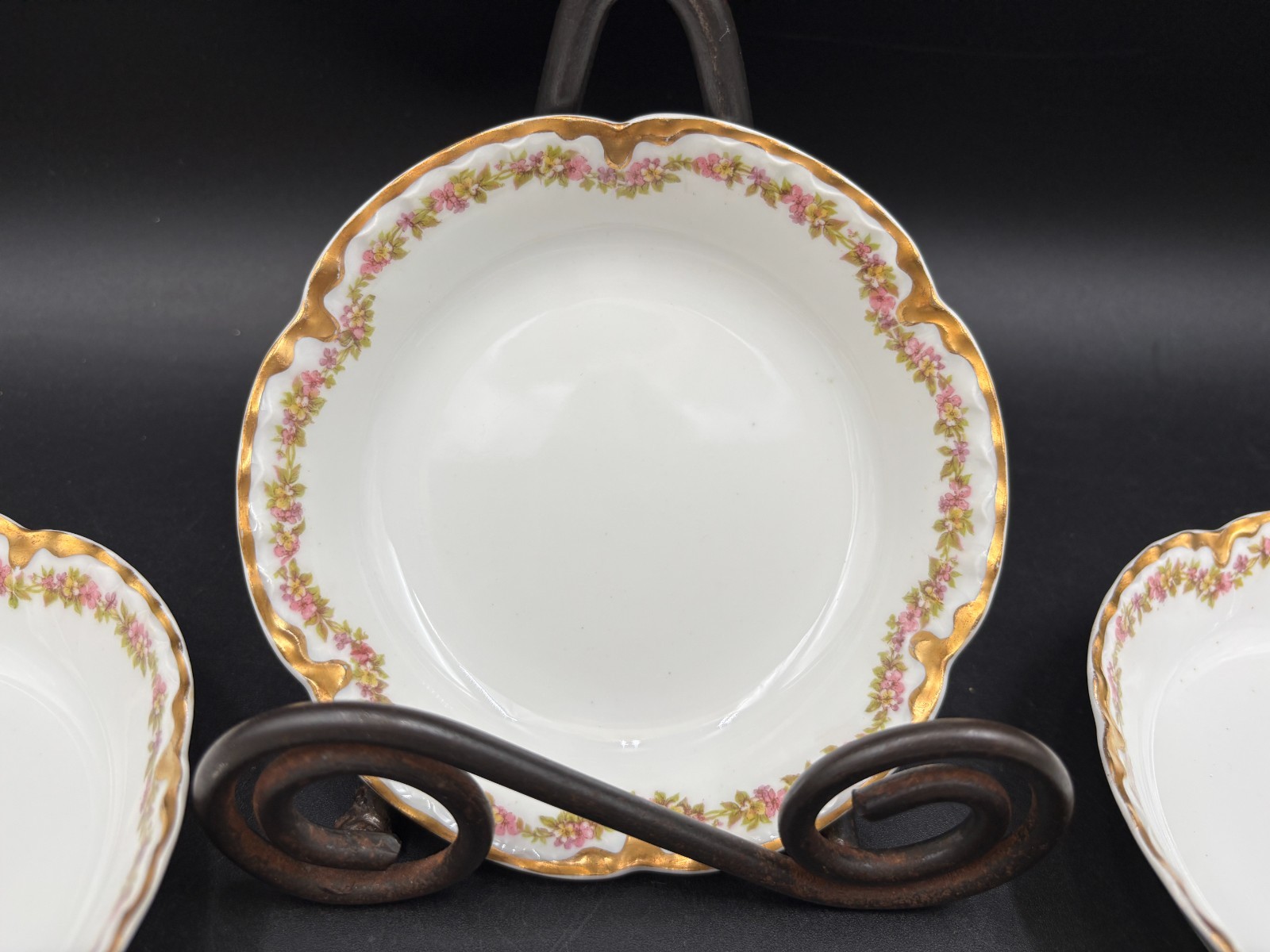 Haviland “SCHLEIGER 524″ Germany ~ Set of 5 ~ Dessert Bowls ~ 5”