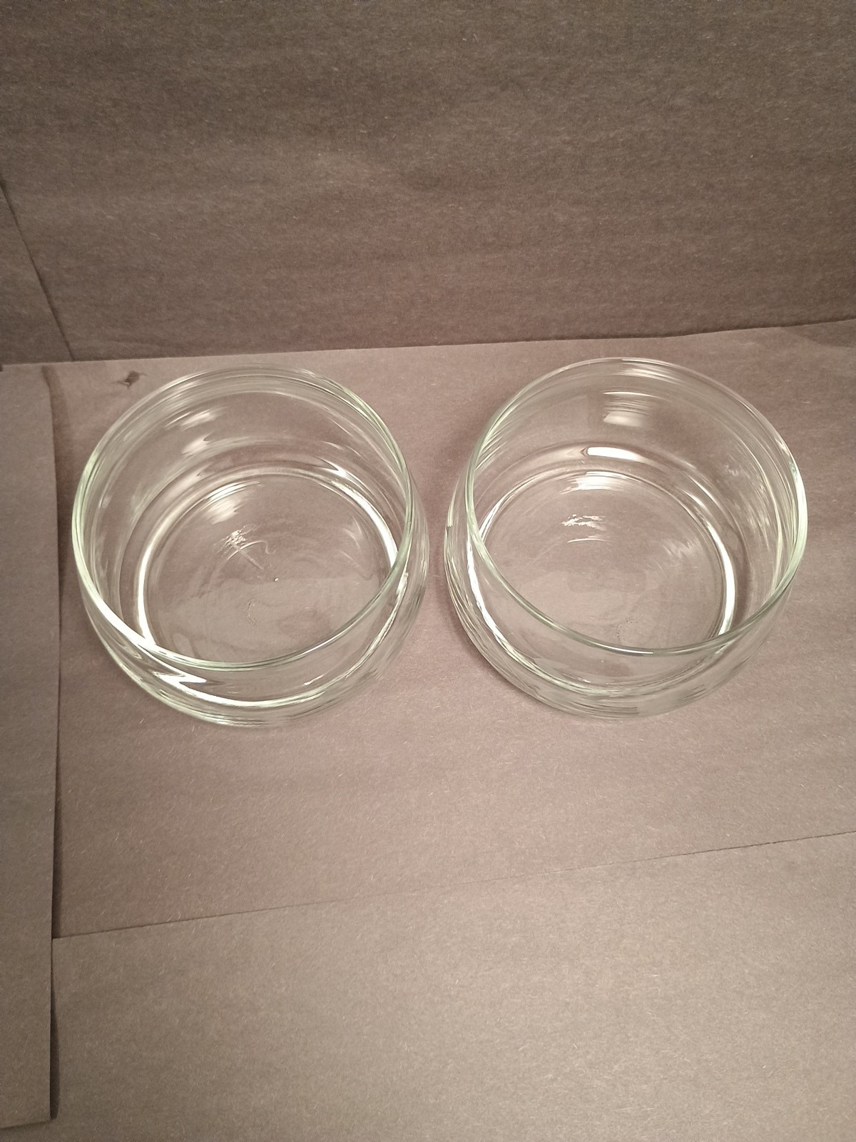 Princess House Crystal 3.5 In Bowls Handblown Set of 2