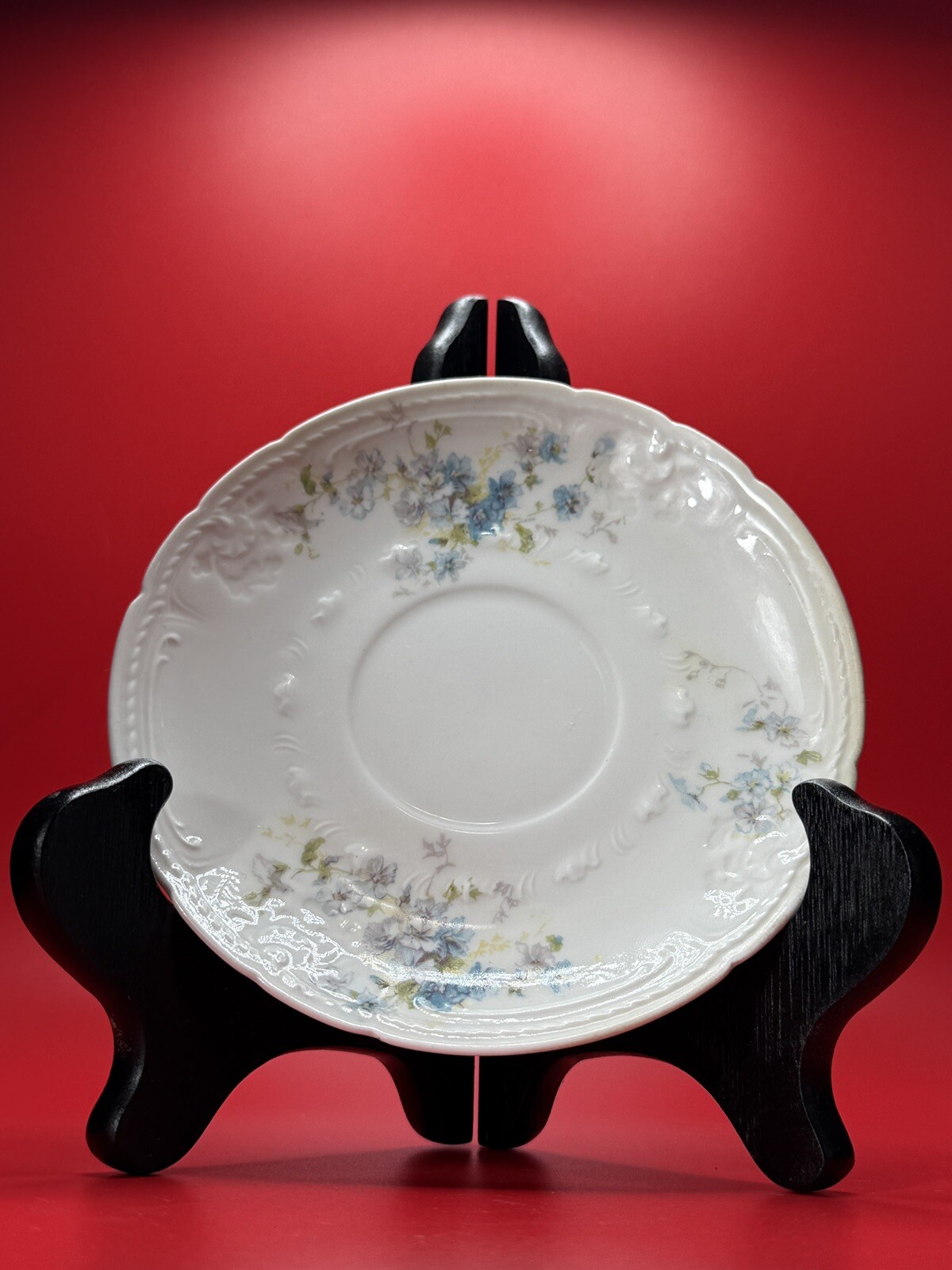 Antique Limoges Haviland France Hand-Painted Cup and Saucer Set, A.F. Wylie Mark