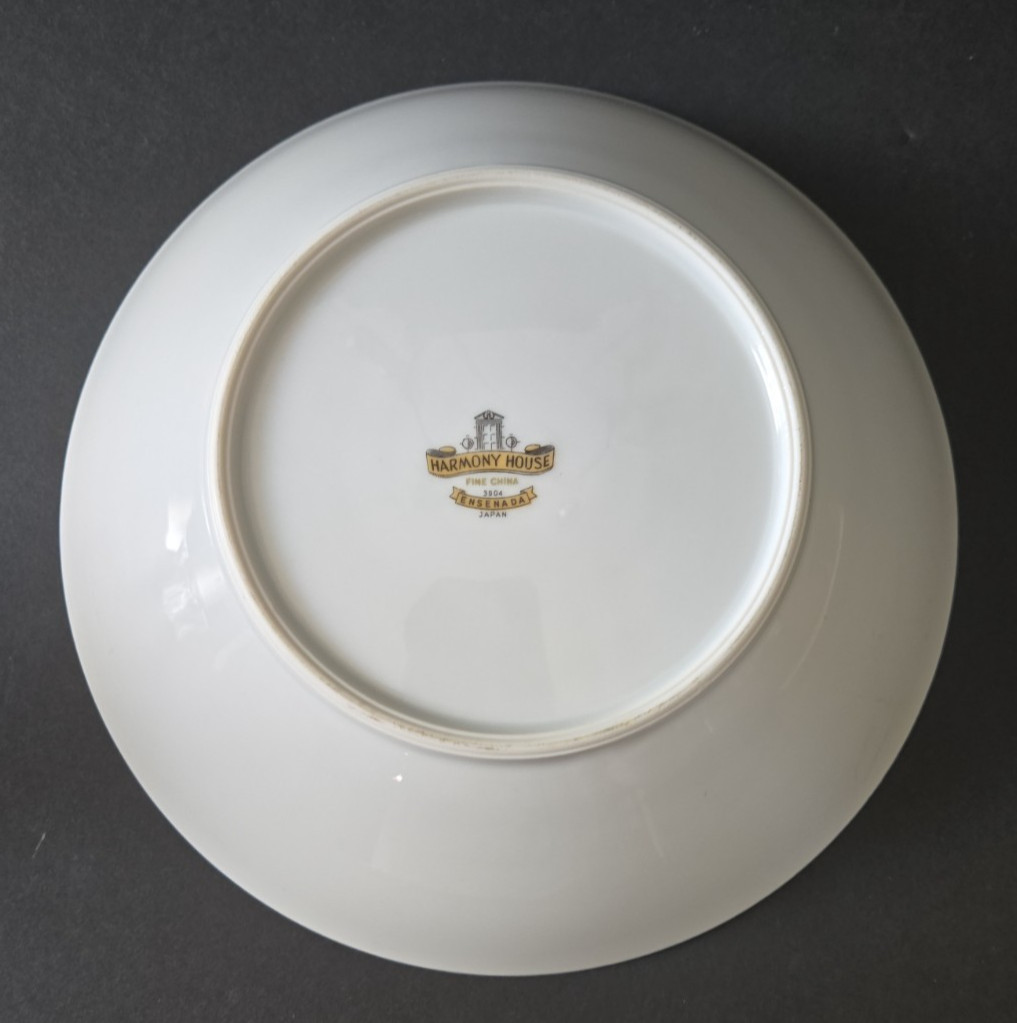 Vintage Harmony House Ensenada 3904 Round Vegetable Serving Bowl 9″ Japan MCM