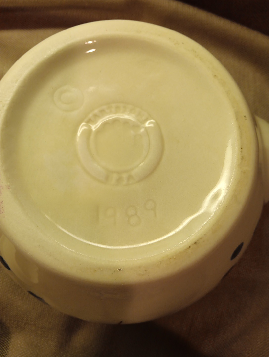 Hartstone Pottery Fruit Salad Teapot Stoneware 1989 Country Cottage Vtg Farm🥀