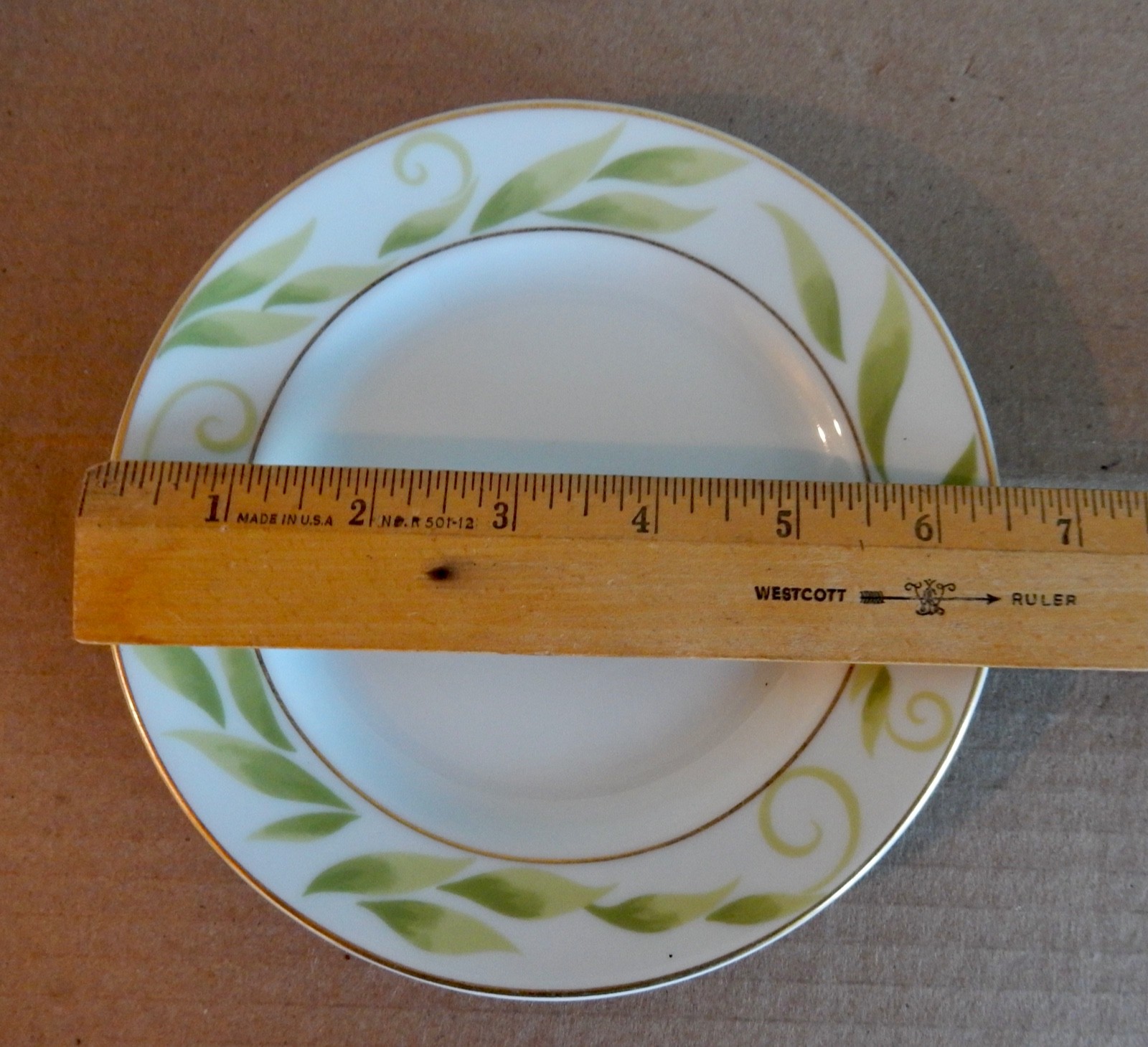 Bernardaud Frivole 6 1/2 in Porcelain Salad-Appetizer-Bread Plates Unused-Each