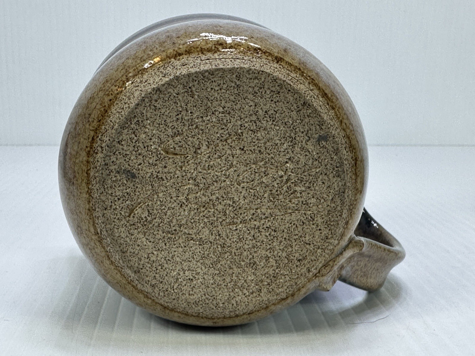 Studio Art Pottery Mug Cup Signed Chattly RI Handmade Hand Thrown