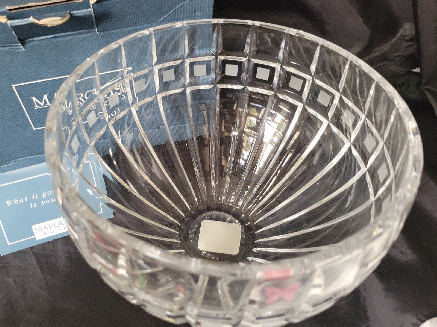 Waterford Marquis Quadrata Crystal Bowl Fruit Bowl NEW W/Box GORGEOUS
