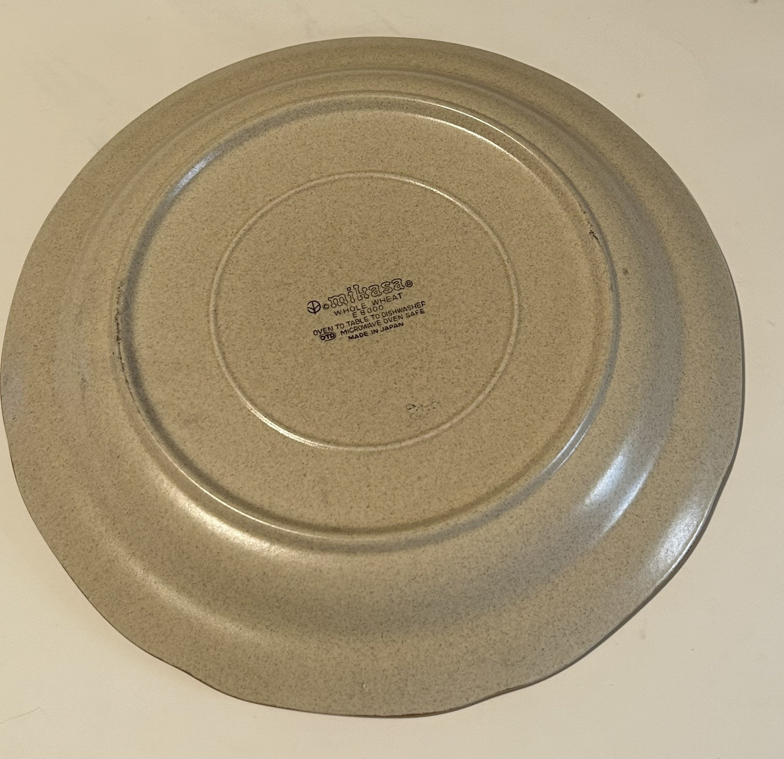 Mikasa Whole Wheat E8000 Serving Plate 12 1/2 Inches Wide