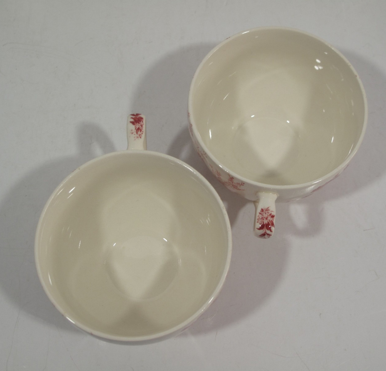 VTG Windsor Ware 16 Pieces Dover RED Pattern Johnson Bros. England Serving for 4